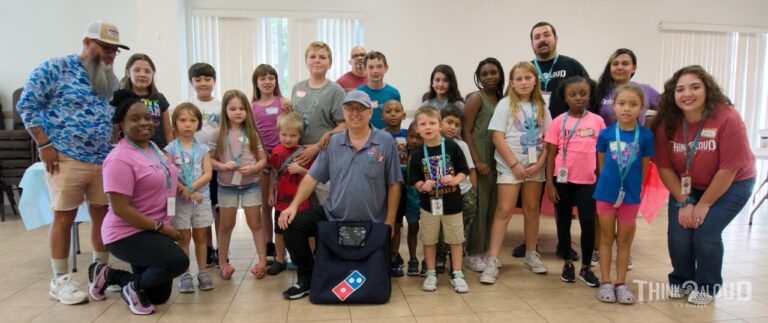 Dominos Pizza donates to Think Aloud